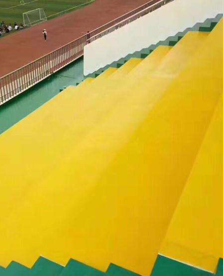 贵港球场台阶翻新修补改造
